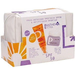 Medisei Panthenol Extra Promo Sun Care Diaphanous SPF50 50ml & Panthenol Extra Face & Eye Cream 50ml & Δώρο Νεσεσέρ