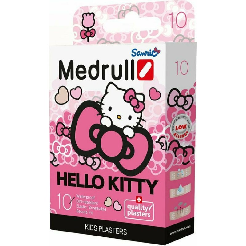 Medrull Hello Kitty Kids Plasters Αδιάβροχα Αυτοκόλλητα Επιθέματα 10τμχ Medrull Hello Kitty Kids Plasters Αδιάβροχα Αυτοκόλλητα Επιθέματα 10τμχ