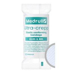 Medrull Ultra-crepp Ελαστικός Μη Στειρωμένος Επίδεσμος 4m x 6cm