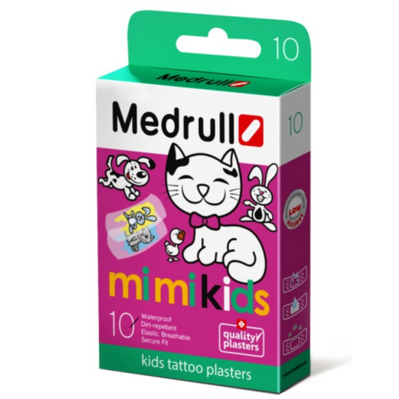 Medrull Mimi Kids Plasters Αδιάβροχα Αυτοκόλλητα Επιθέματα 10τμχ Medrull Mimi Kids Plasters Αδιάβροχα Αυτοκόλλητα Επιθέματα 10τμχ