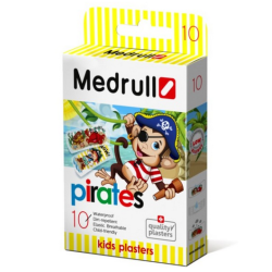 Medrull Pirates Kids Plasters Αδιάβροχα Αυτοκόλλητα Επιθέματα 10τμχ