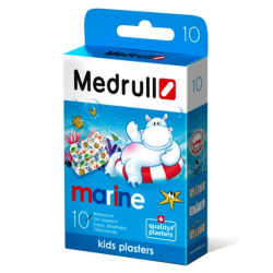 Medrull Marine Kids Plasters Αδιάβροχα Αυτοκόλλητα Επιθέματα 10τμχ