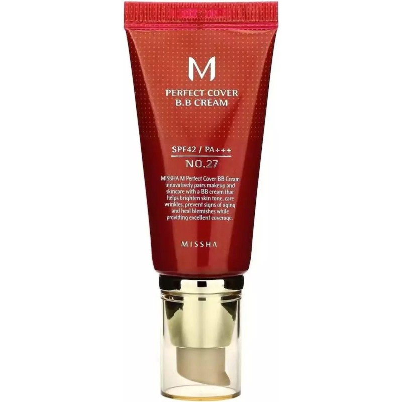 Missha M Perfect Cover BB Cream SPF42 PA+++ #27 Honey Beige 50m