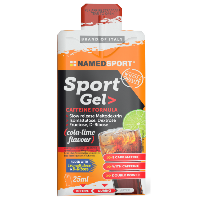 NamedSport Sport Gel Caffeine Cola-Lime 25ml