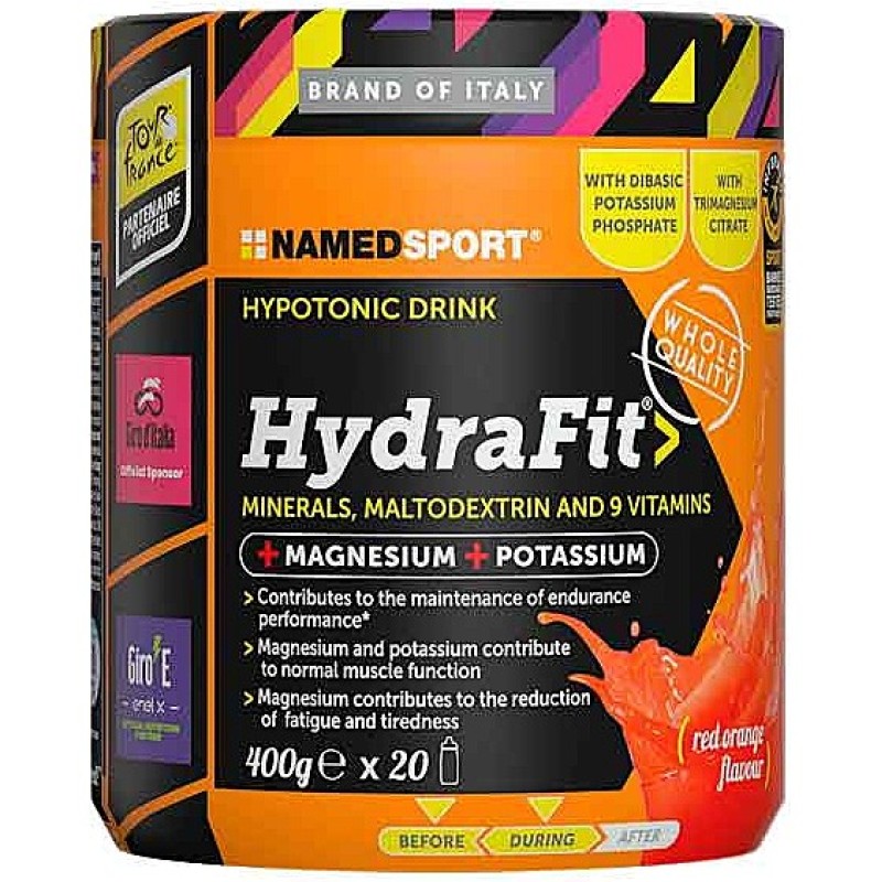 NamedSport HydraFit Hypotonic Drink Red Orange 400gr
