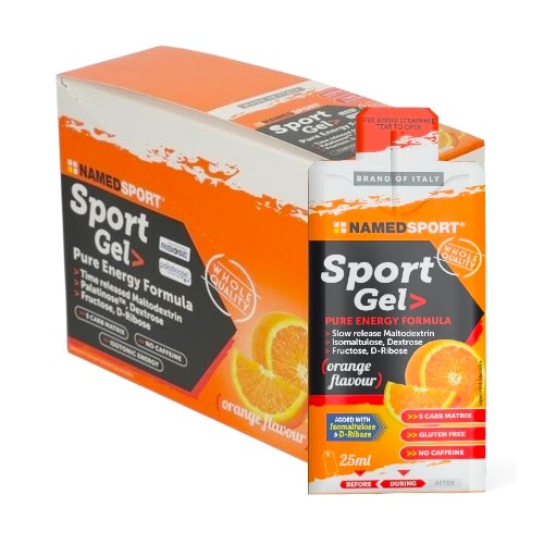 NamedSport Sport Gel – Γεύση Orange 25 ml (κουτί των 32 τεμαχίων)