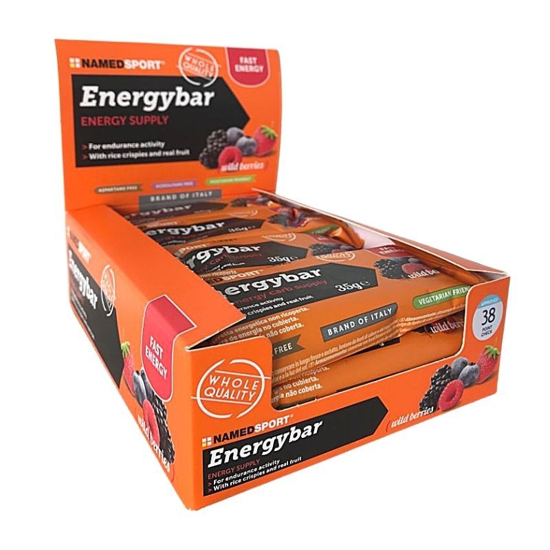 NamedSport EnergyBar Wild Berries Box 12 x 35g