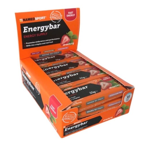 NamedSport EnergyBar Strawberry 12 x 35g