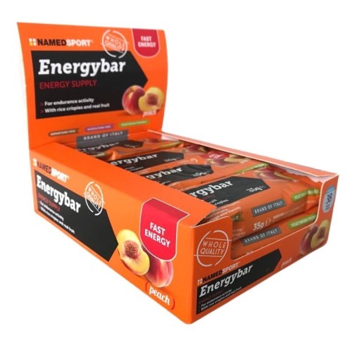 NamedSport EnergyBar Peach Box 12 x 35g