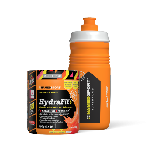 NamedSport HydraFit Hypotonic Drink Red Orange 400gr & Δώρο παγούρι