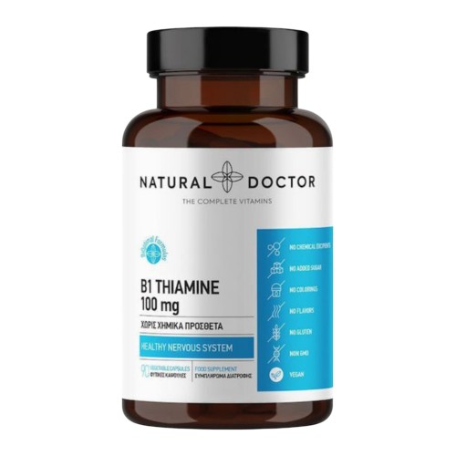 Natural Doctor B1 Thiamine 100mg, 90veg. caps