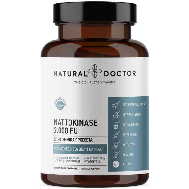 Natural Doctor Nattokinase 2.000 FU 120 κάψουλες