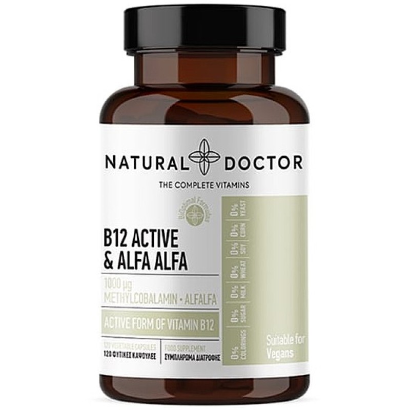 Natural Doctor B12 Active & Alfa Alfa - 120caps