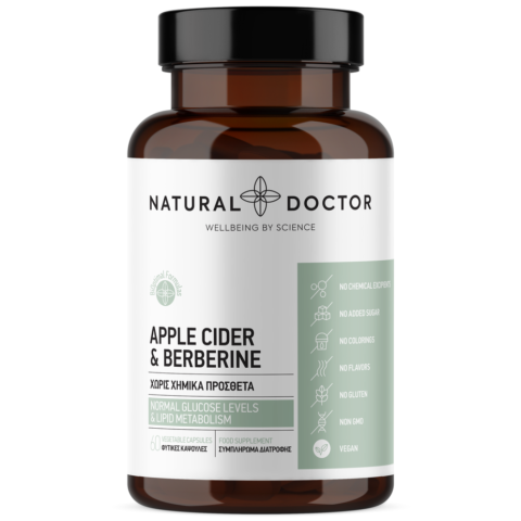 Natural Doctor Apple Cider Vinegar & Berberine 60 φυτικές κάψουλες