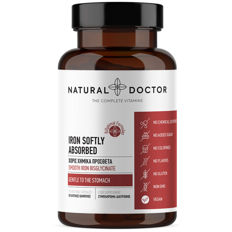 Natural Doctor Iron Softly Absorbed 90caps