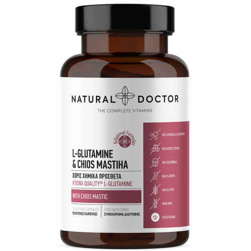 Natural Doctor L-Glutamine & Chios Mastiha 90caps
