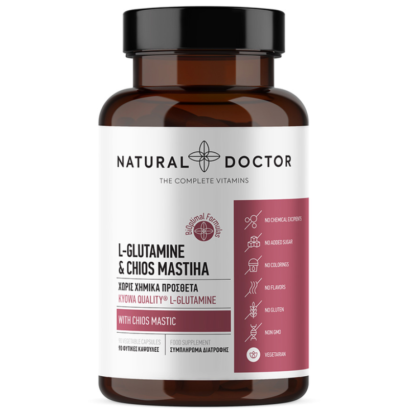 Natural Doctor L-Glutamine & Chios Mastiha 90caps