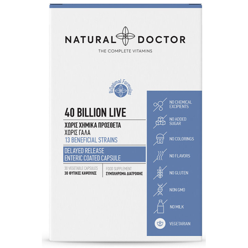 Natural Doctor Probiotics 40 Billion 30caps