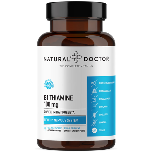 Natural Doctor B1 Thiamine 100mg, 90veg. caps