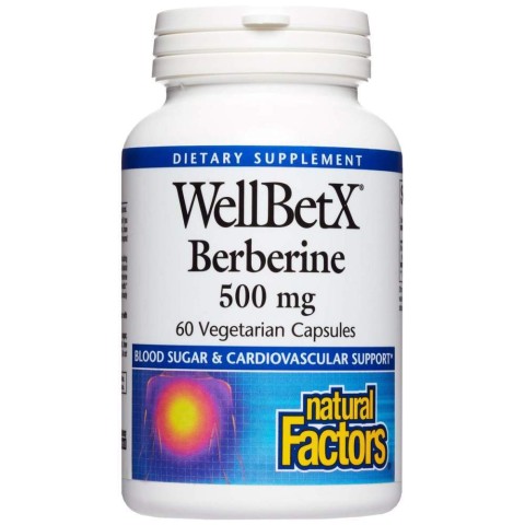 Natural Factors WellBetX Berberine 500mg 60 κάψουλες