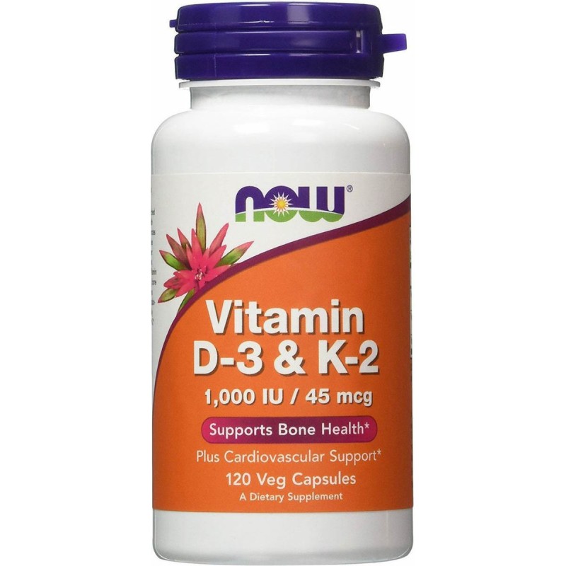 Now D-3 & K-2 (1000-45) 120VegCaps Now D-3 & K-2 (1000-45) 120VegCaps