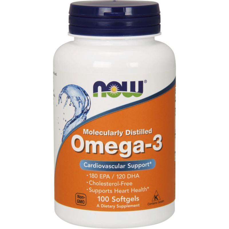 Now Omega-3 1000mg 100 Softgels