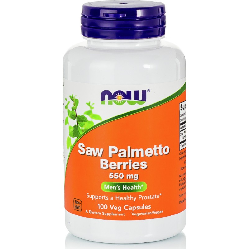 Now Saw Palmetto 550mg 100caps Now Saw Palmetto 550mg 100caps