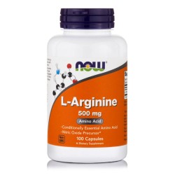 Now L-Arginine 500mg 100caps