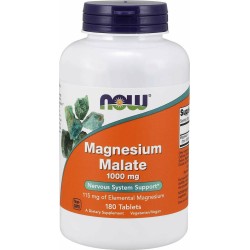 Now Magnesium Malate 1000mg 180tabs