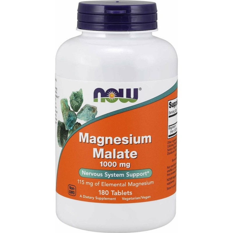 Now Magnesium Malate 1000mg 180tabs
