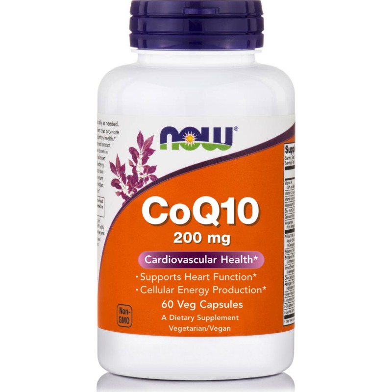 Now CoQ10 200mg 60VegCaps