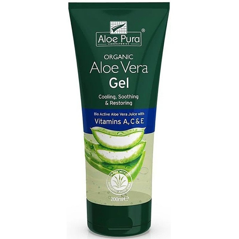 OPTIMA Organic Aloe Vera Gel with Vitamin A,C & E 200ml