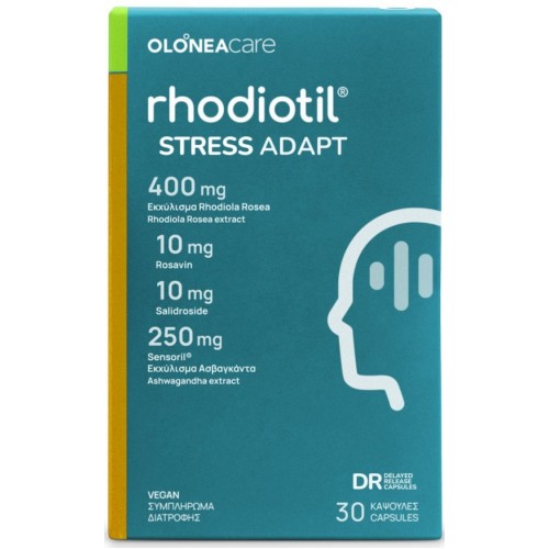Olonea Rhodiotil Stress Adapt - 30 Κάψουλες