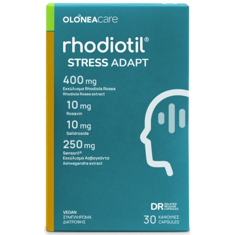 Olonea Rhodiotil Stress Adapt - 30 Κάψουλες
