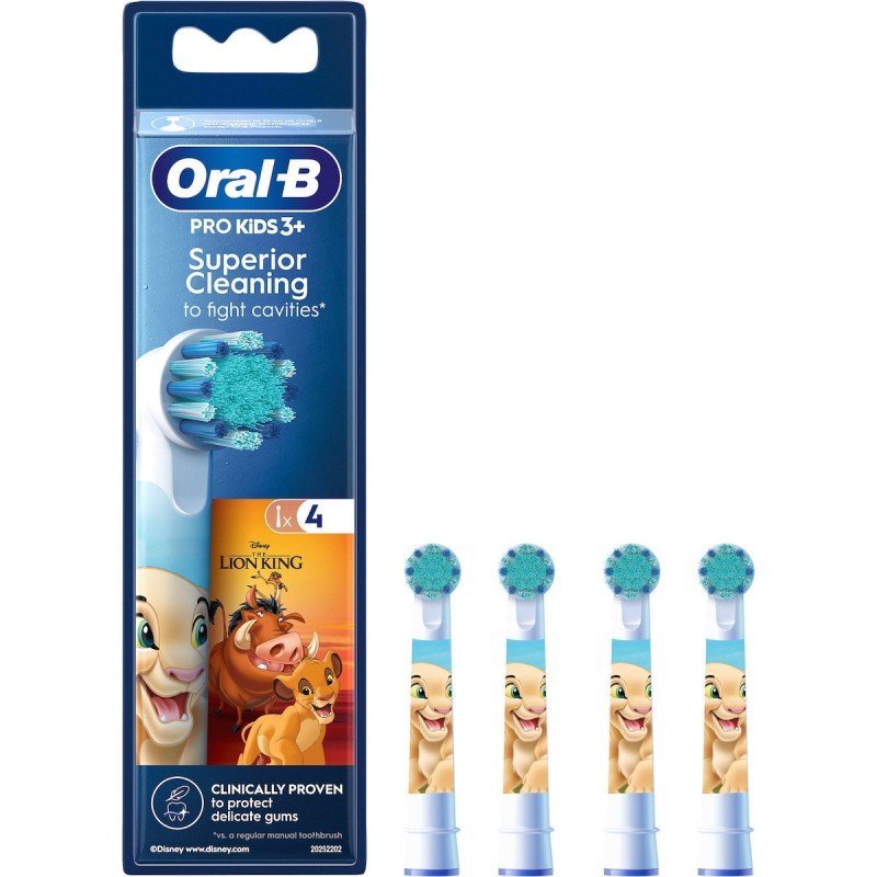 Oral-B Kids Κεφαλές Βουρτσίσματος - The Lion King από 3+ Ετών – 4 τεμάχια Oral-B Kids Κεφαλές Βουρτσίσματος - The Lion King από 3+ Ετών – 4 τεμάχια