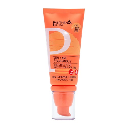 Medisei Panthenol Extra Sun Care Diaphanous Αντηλιακό Gel Προσώπου SPF30 50ml