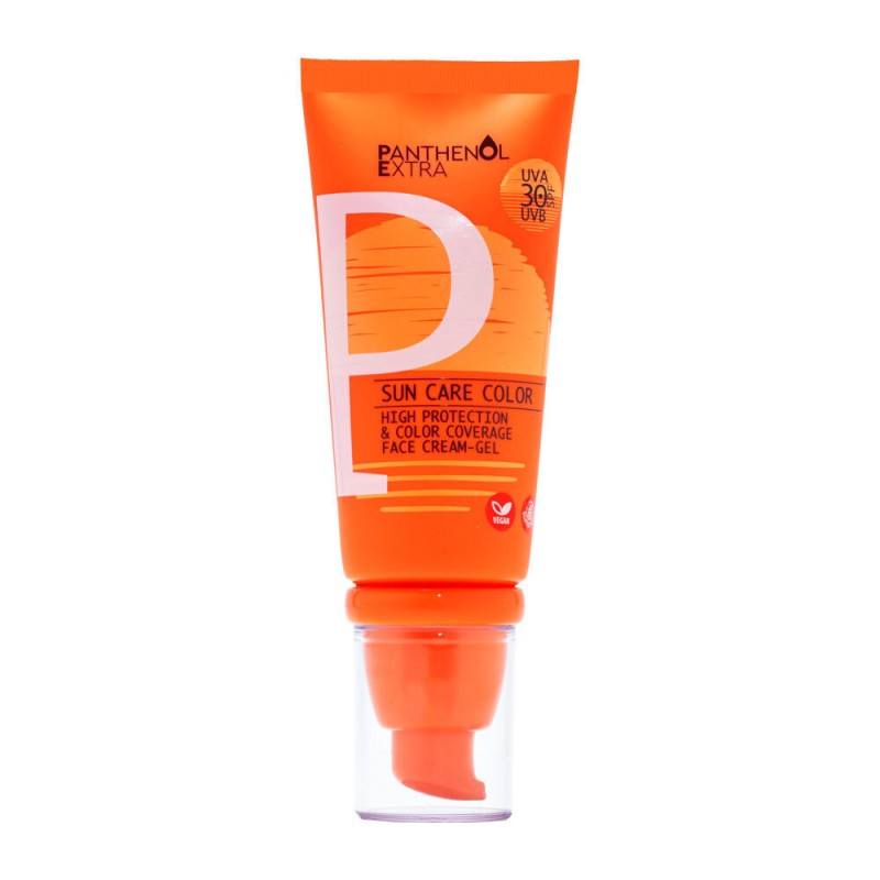 Medisei Panthenol Extra Sun Care Color Αντηλιακό Gel Προσώπου SPF30 με Χρώμα 50ml