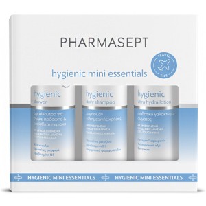 Pharmasept Hygienic Σετ Περιποίησης για Ενυδάτωση & Καθαρισμό Σώματος,Travel Size 3τμχ