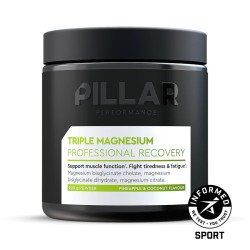 Pillar Triple Magnesium Professional Recovery Powder Pineapple Coconut - Powder (200g)