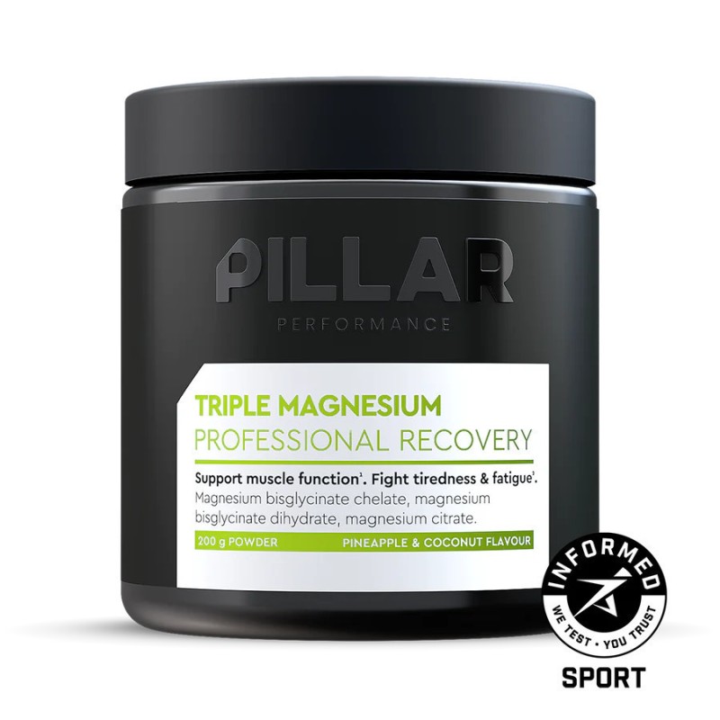 Pillar Triple Magnesium Professional Recovery Powder Pineapple Coconut - Powder (200g)