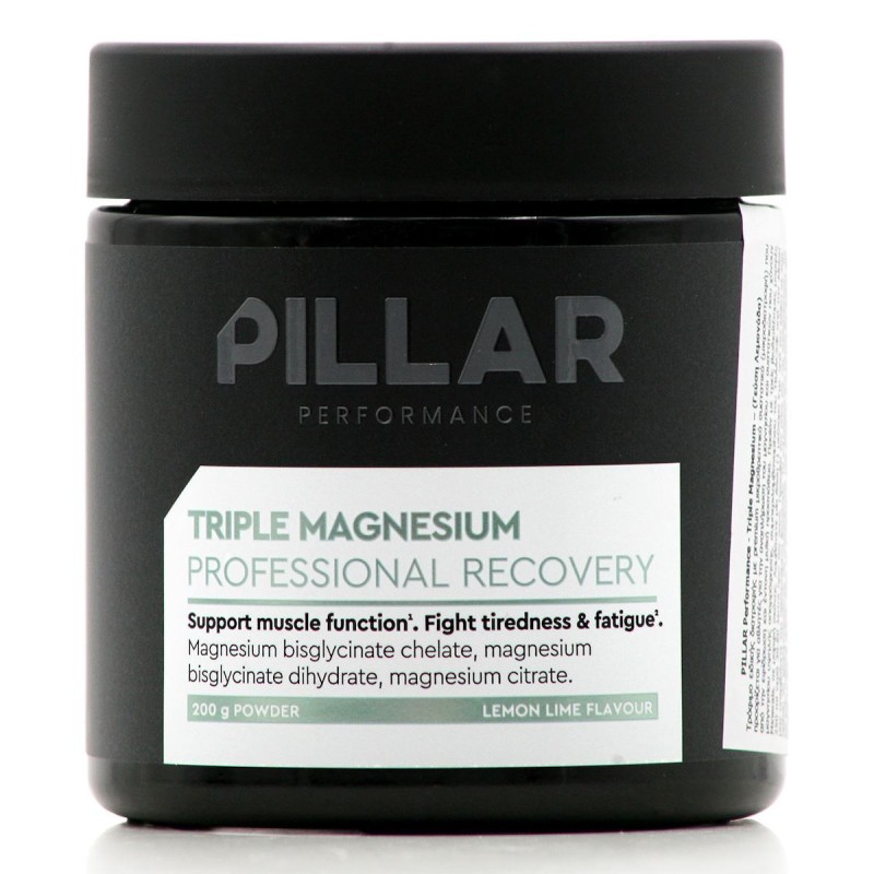 Pillar Triple Magnesium Professional Recovery Powder Lemon-lime Powder (200g)
