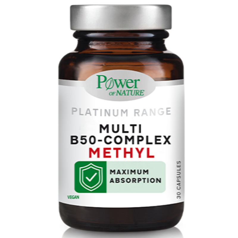 Power of Nature Platinum Range Multi B50 Complex Methyl 30caps