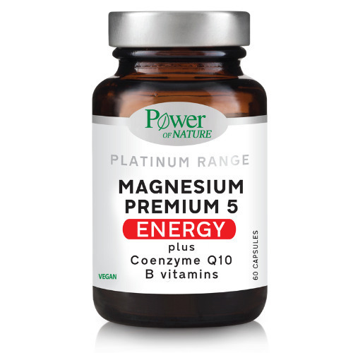 Power Of Nature Platinum Magnesium Premium 5 Energy 60 Κάψουλες