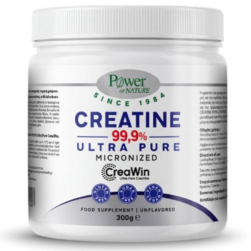 Power of Nature Creatine Ultra Pure - Μονοϋδρική Κρεατίνη 99,9%, 300gr