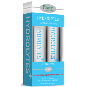 Power Of Nature Hydrolytes – Ηλεκτρολύτες & Μέταλλα σε Αναβράζουσα Μορφή για Ενυδάτωση & Ενέργεια (2x20 δισκία)