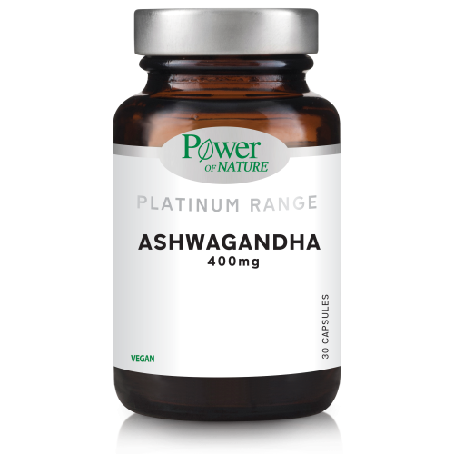 Power of Nature Platinum Range Ashwagandha 400mg, 30caps