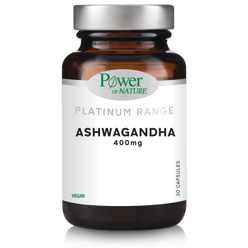 Power of Nature Platinum Range Ashwagandha 400mg, 30caps Power of Nature Platinum Range Ashwagandha 400mg, 30caps