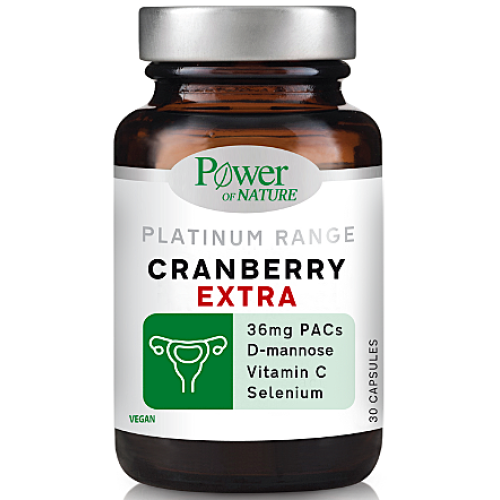 Power Of Nature Platinum Range Cranberry Extra 30 κάψουλες