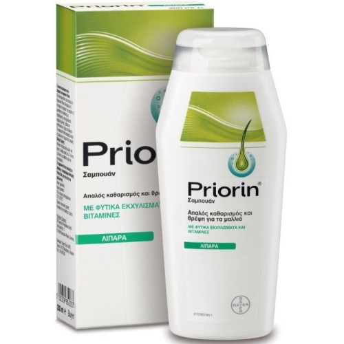 Priorin Σαμπουάν Καθαρισμού Για Λιπαρά Μαλλιά 200ml