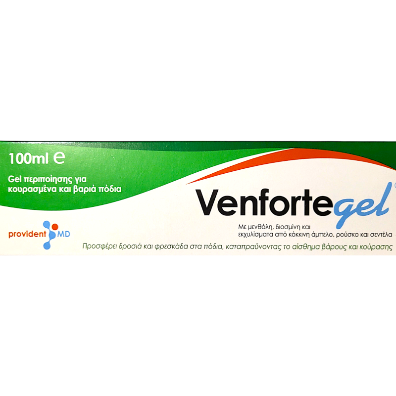 Venforte Gel Περιποίησης Για Κουρασμένα & Βαριά Πόδια 100ml